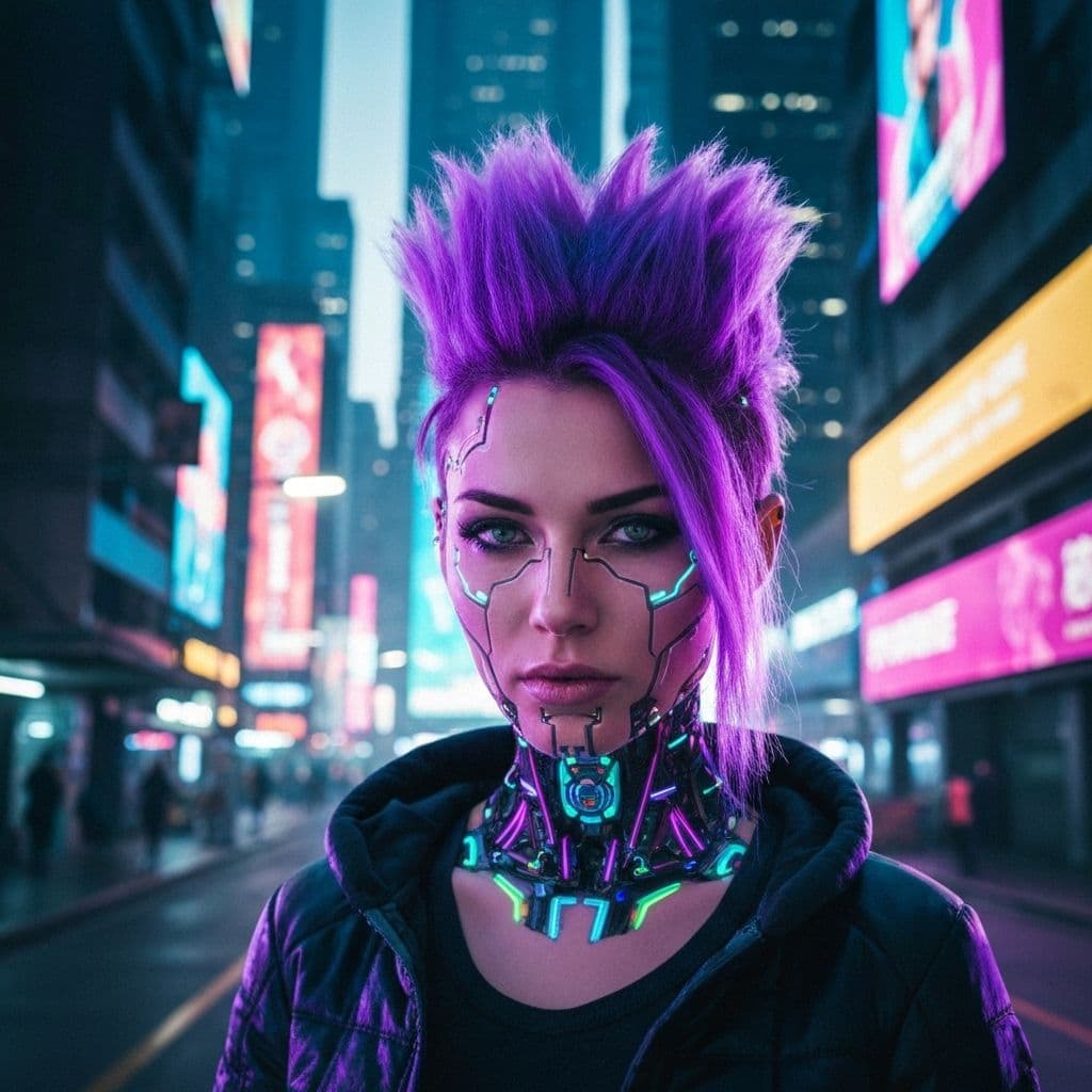 Cyberpunk Portrait after