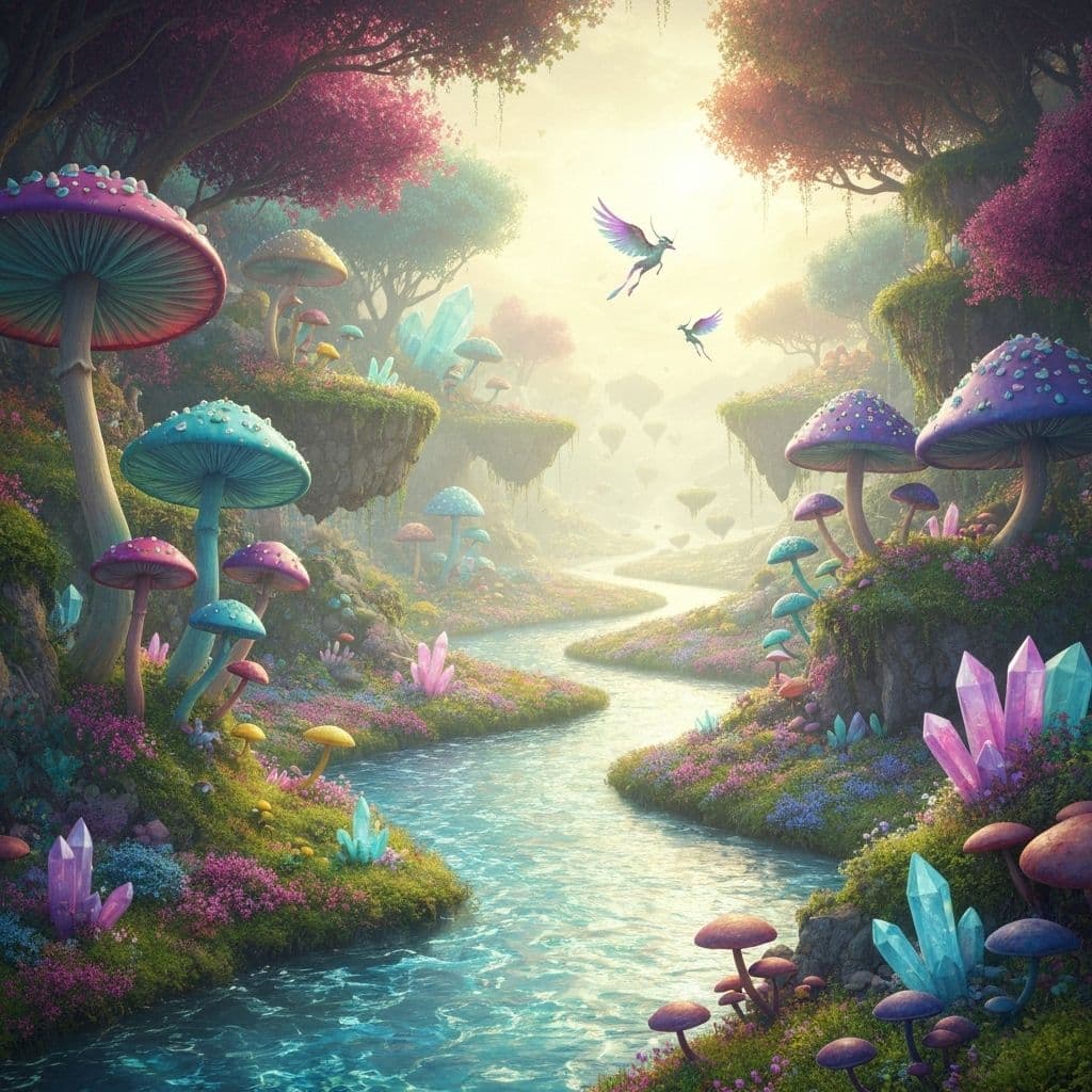 Whimsical Landscape after